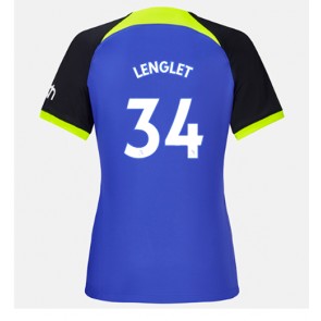 Tottenham Hotspur Clement Lenglet #34 kläder Kvinnor 2022-23 Bortatröja Kortärmad